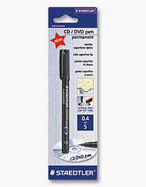 STEADTLER CD MARKERS 1PK BLACK FINE